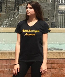 Pittsburgh Nurse V-Neck Shirt