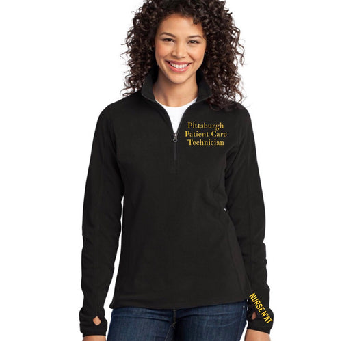 Women’s Pittsburgh Patient Care Technician Half-Zip Fleece