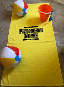 Pittsburgh Nurse Beach Towel